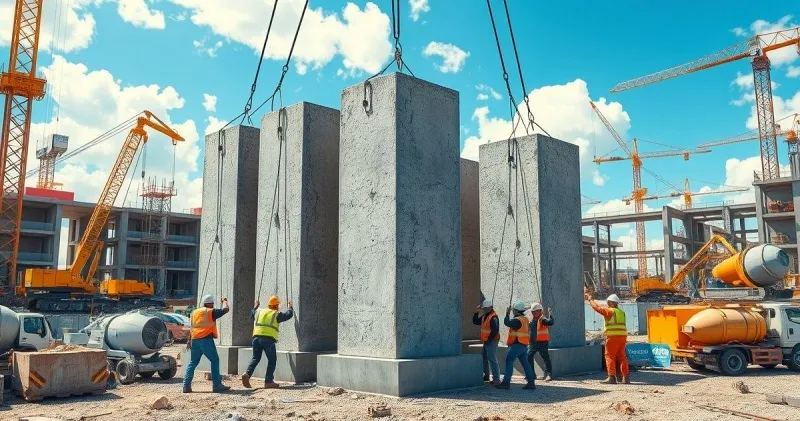 Pilar pré moldado concreto preço